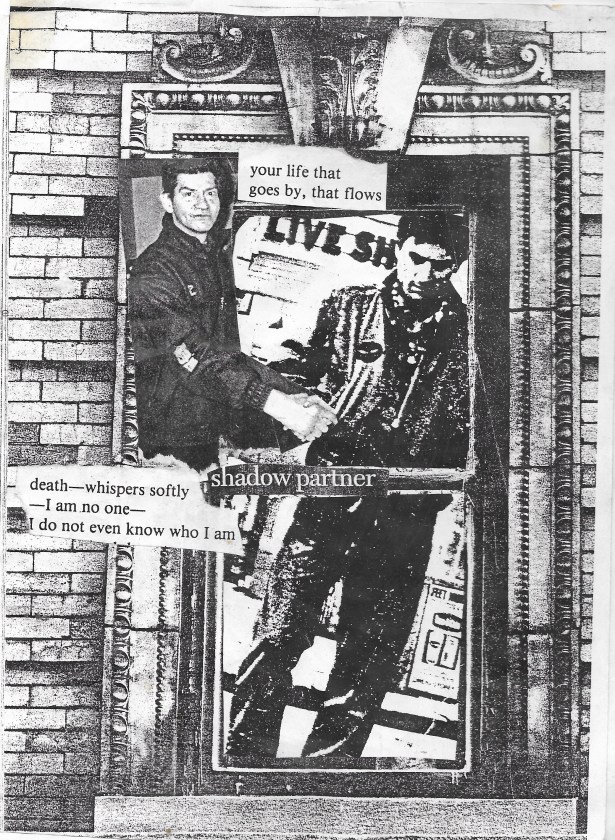 SHADOW PARTNER Travis DBC ornate building frame w poem 11