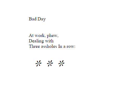 bad day