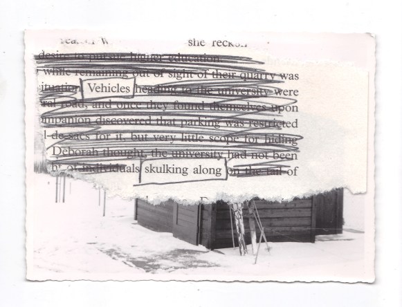 vehicles skulking along